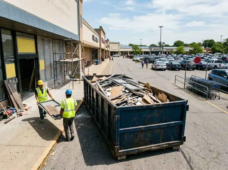 retail-store-renovation-debris-003 — frequently asked questions, Roll-off Dumpster Rentals in Stratmoor, CO